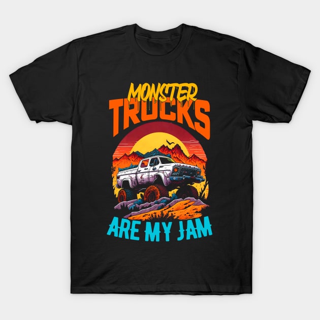 Monster Truck are my Jam Funny T-Shirt by T-shirt US